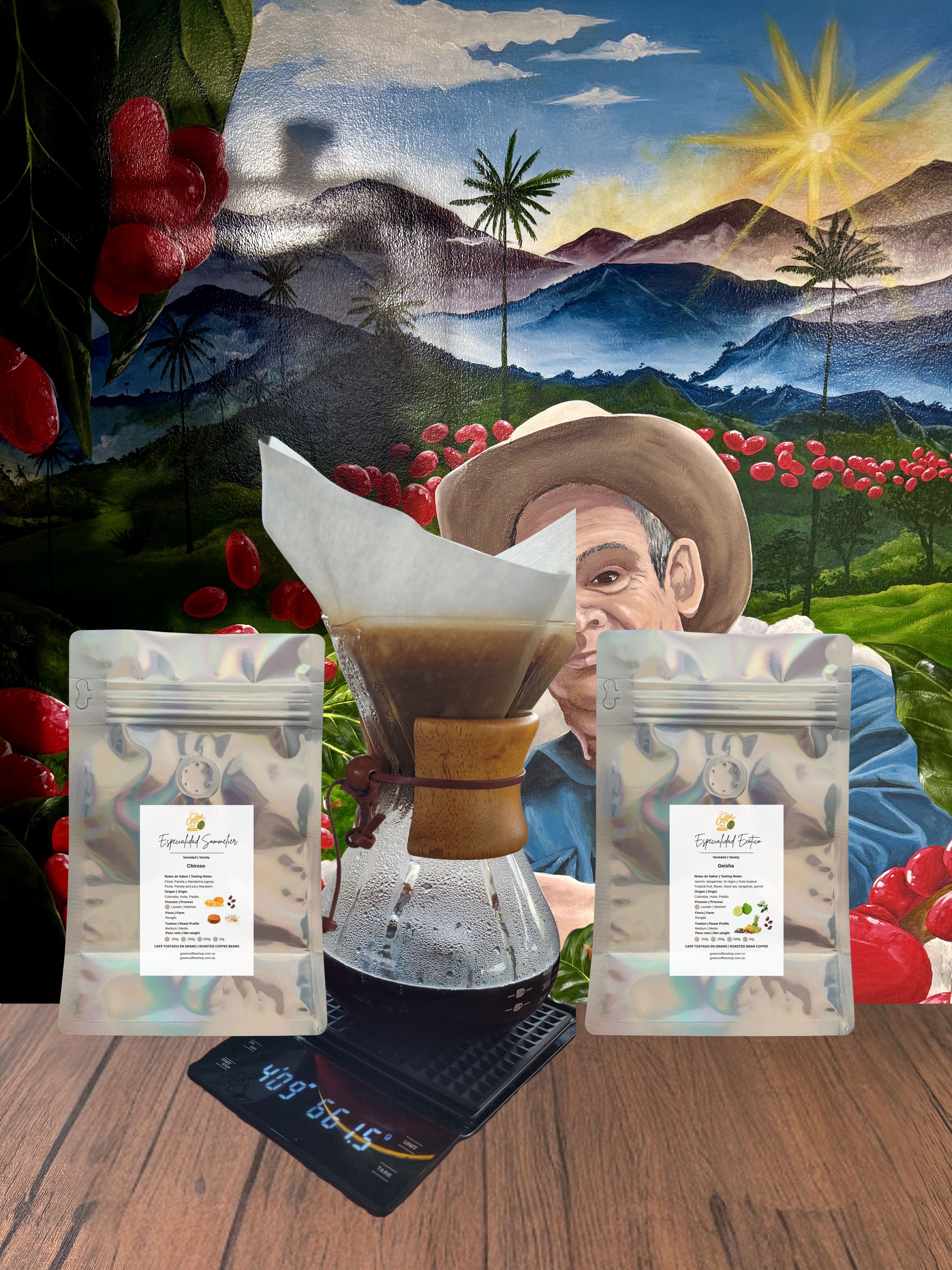 Kit Degustación Flores y Elegancia 300g - Café Especialidad Colombia