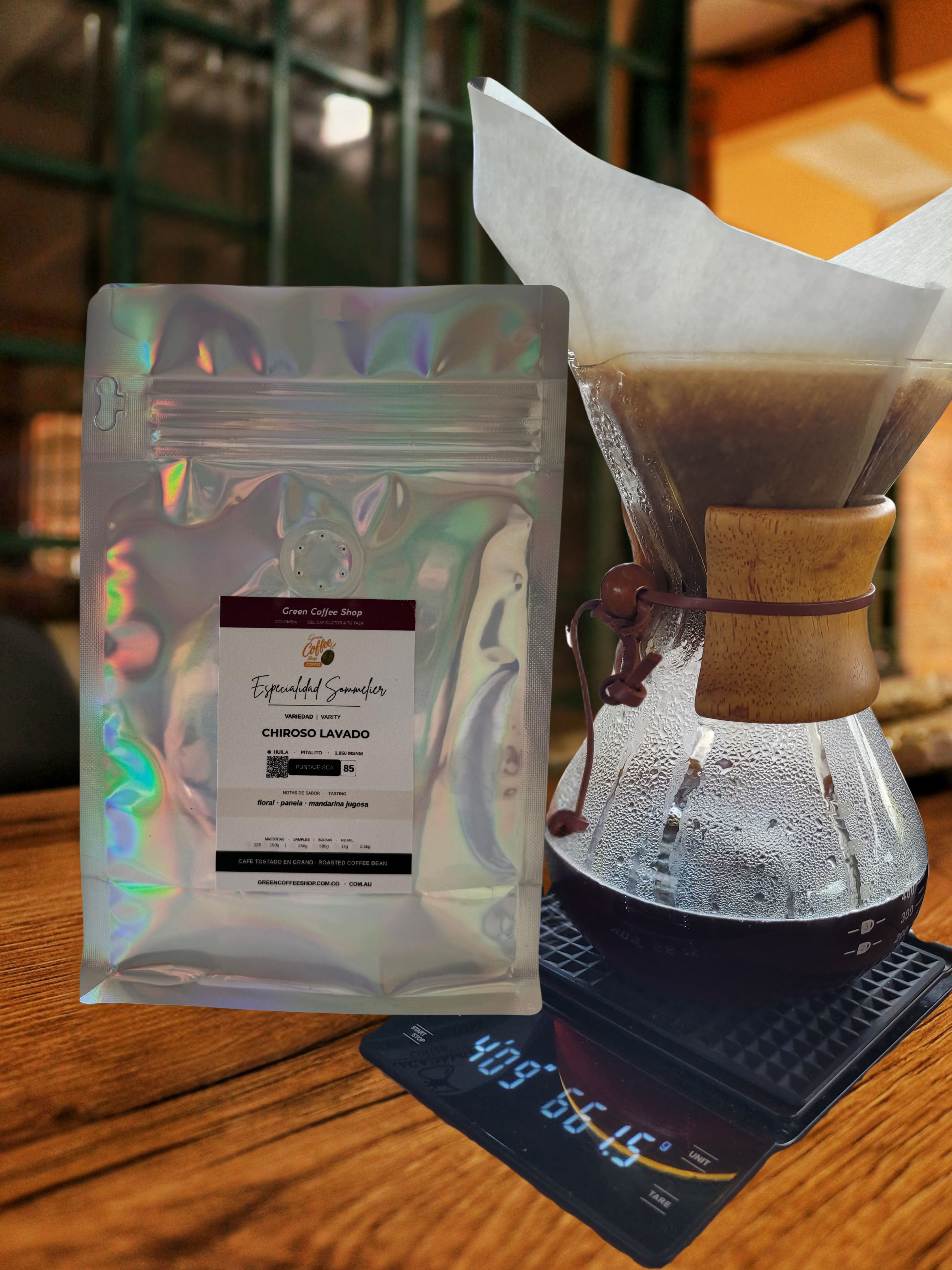 Café Chiroso Lavado - Tostado de Especialidad - Huila, Colombia