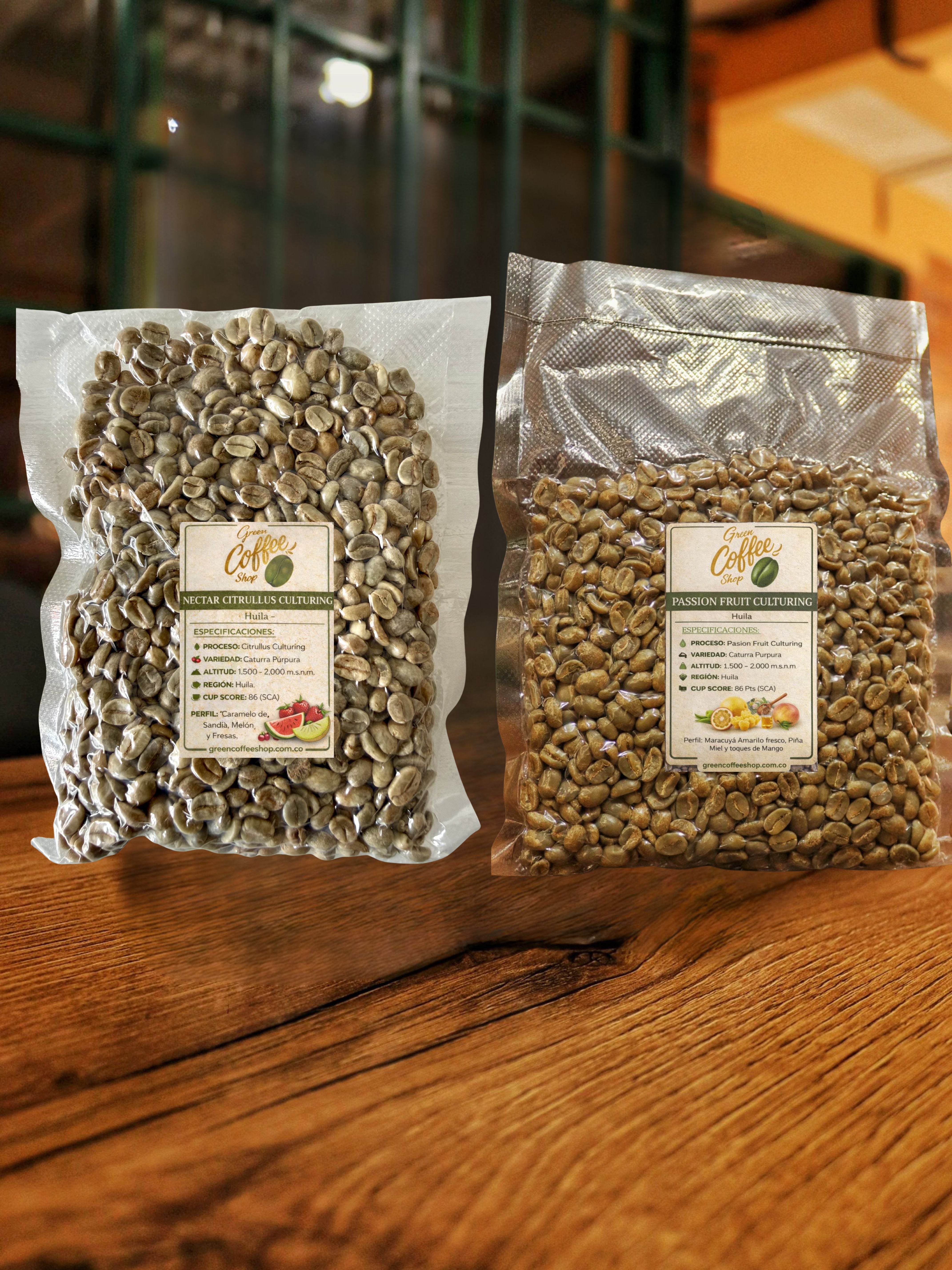 Kit Tropical Co-ferments 400g - Café Especialidad Colombia - Kit de Muestras - Para Tostadores