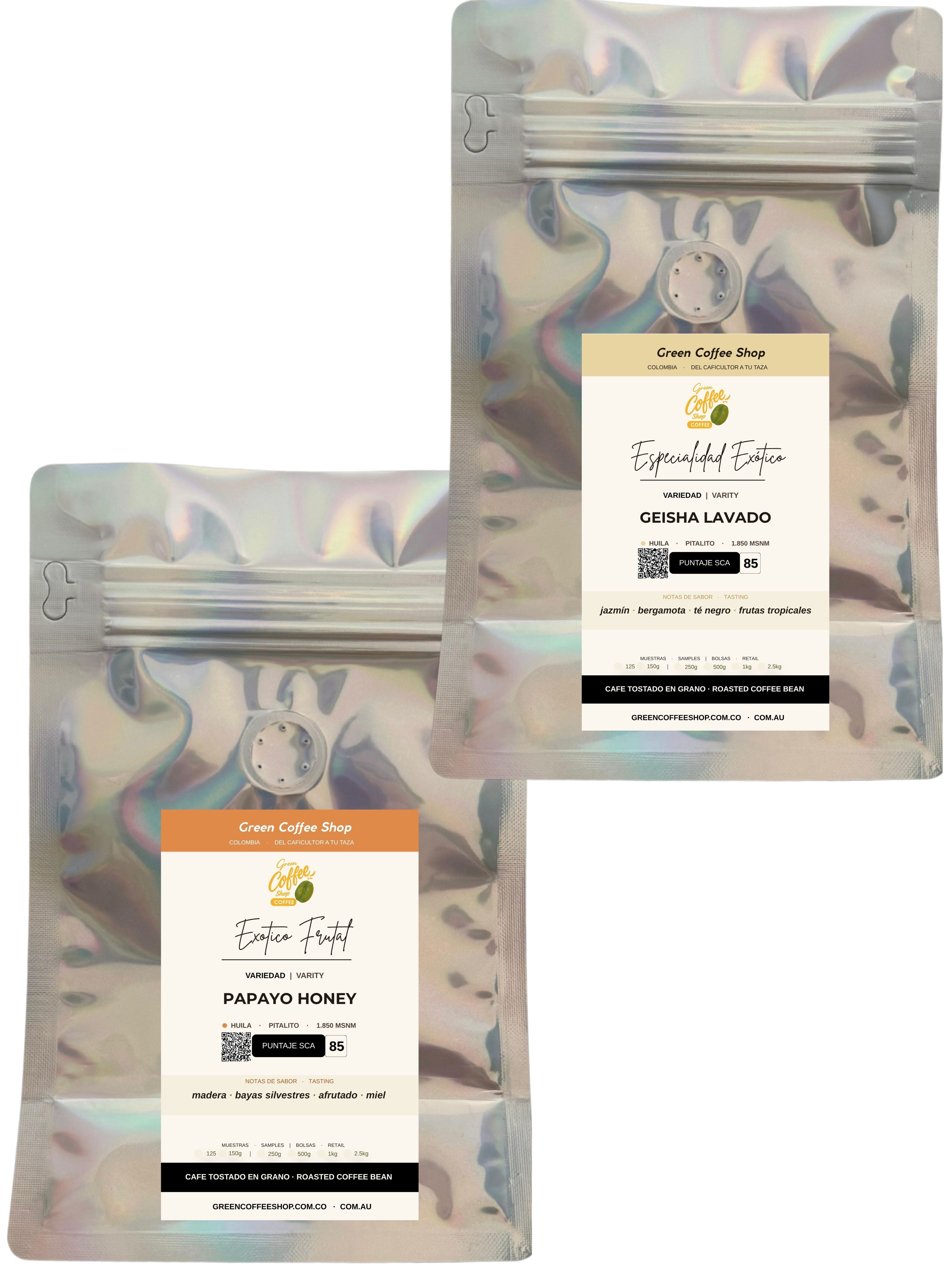 Dúo Exótico: Geisha + Papayo Honey | Descubre tu Perfil